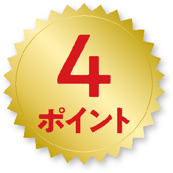 4ポイント